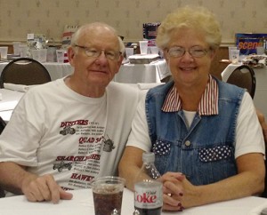 Bob and Bev at one of the annual reunions of Bob’s battalion; photo courtesy of Bob and Bev Rohrs