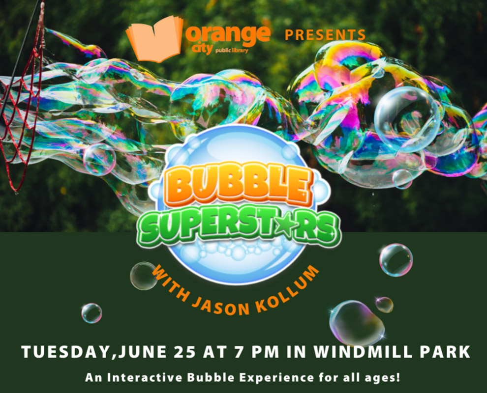 library, bubble superstars, Jason Kollum, bubble experience, family event