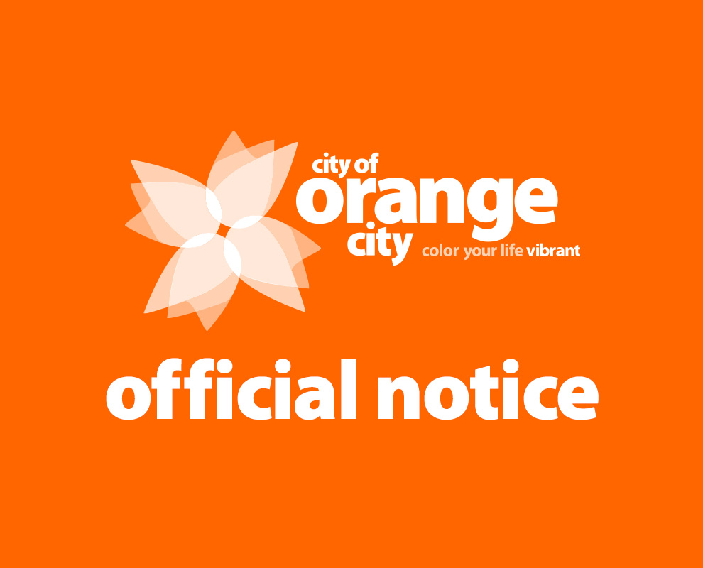 Notice of Public Hearing – 2026 City of Orange City Madison Place Extension Project