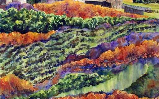 OC Arts Watercolor Workshop: Adding Texture with Resists